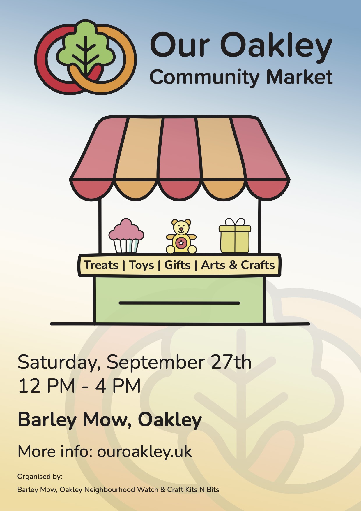Event poster for Community Market