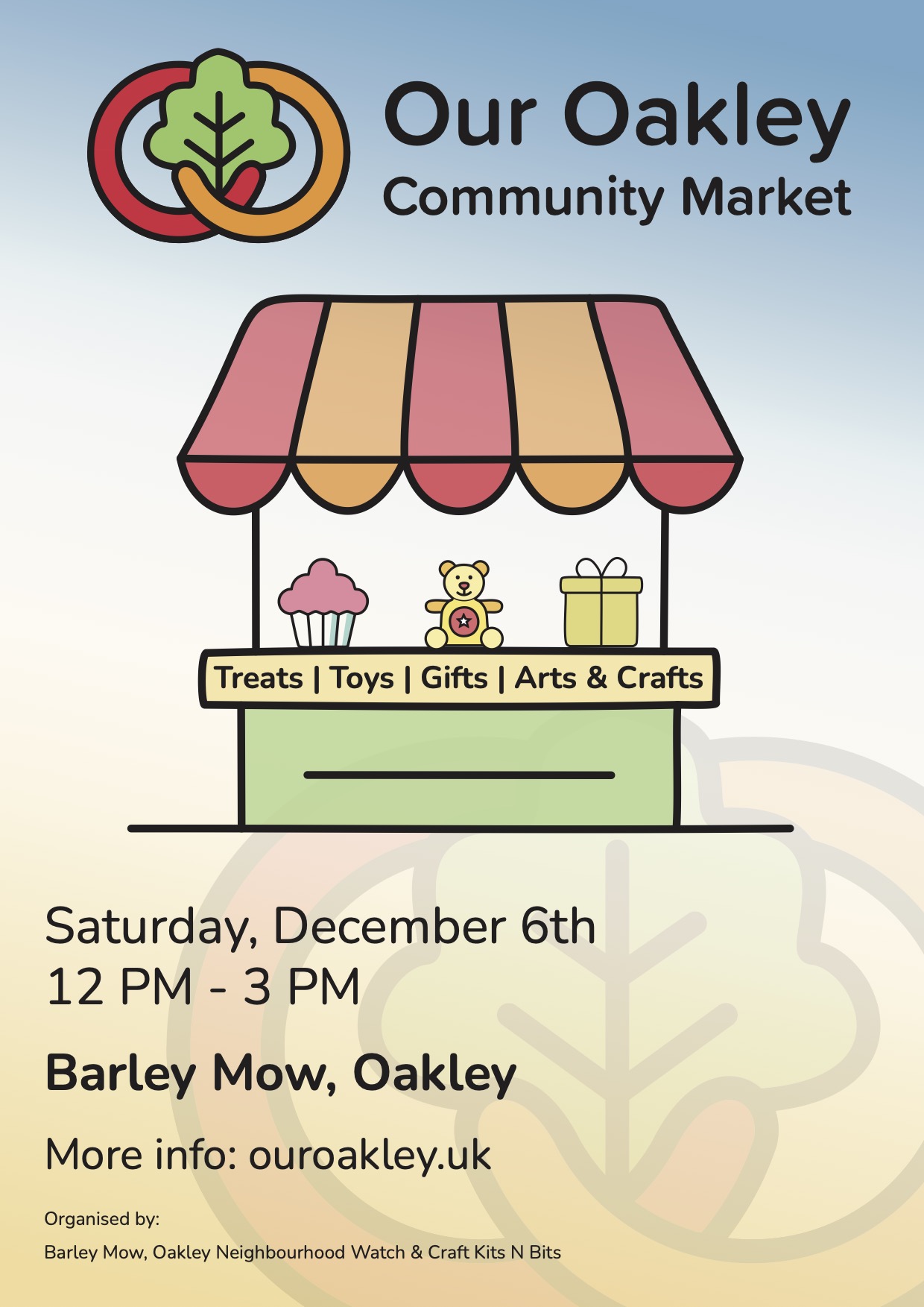 Event poster for Community Market