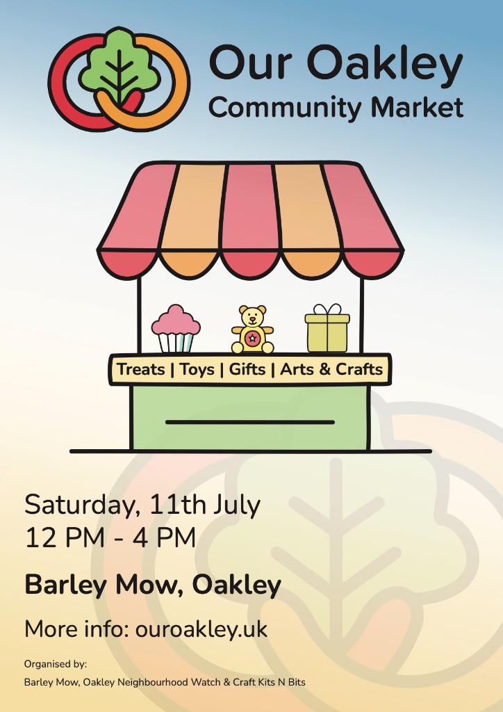 Event poster for Community Market