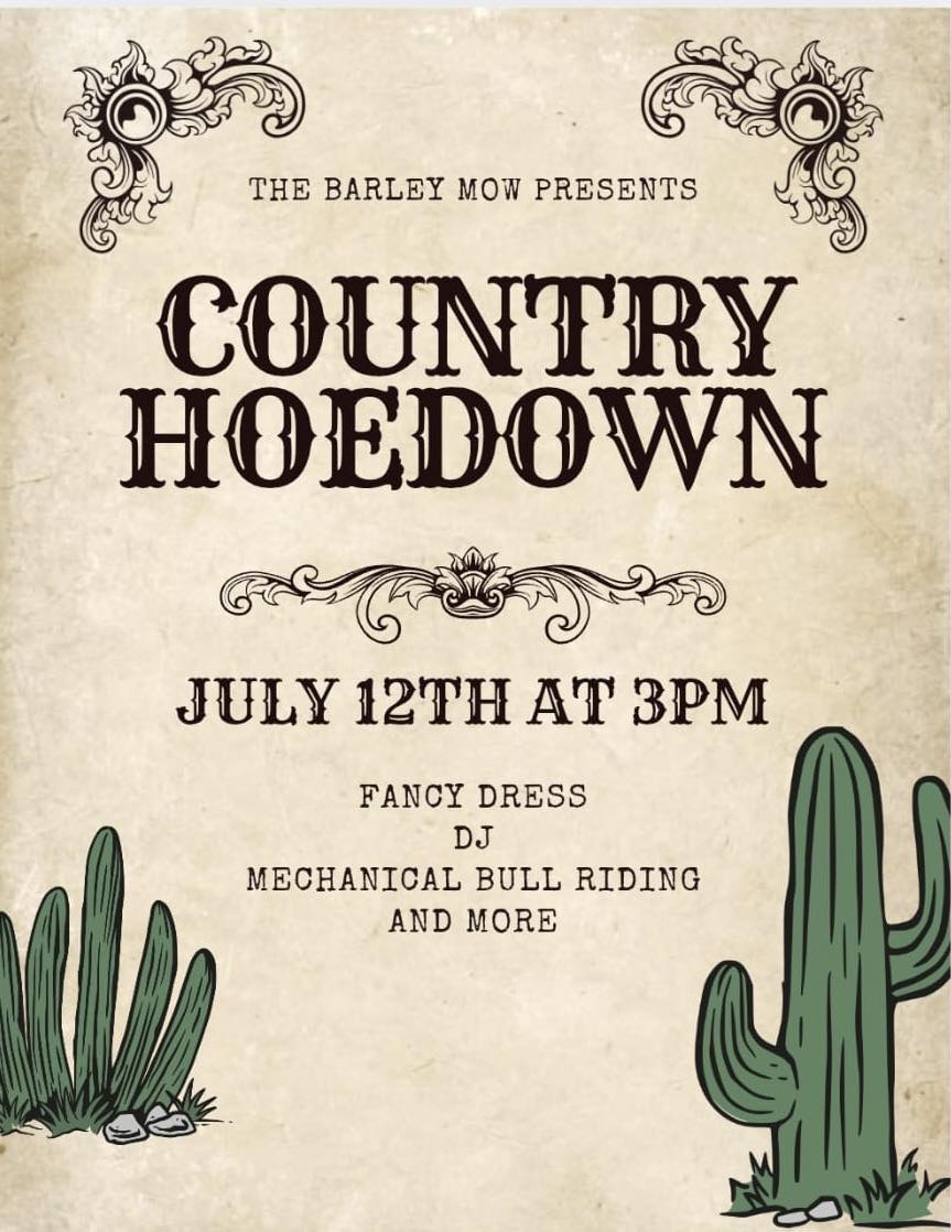 Event poster for Country Hoedown